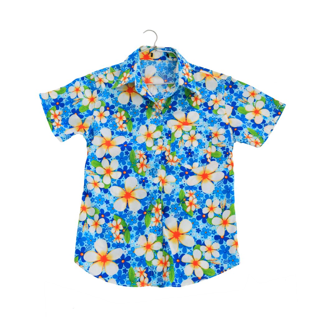 Traditional thai flower shirt