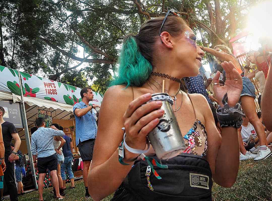 Traveling at music festivals