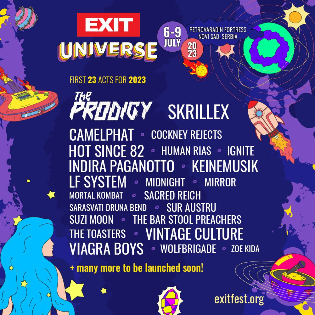 EXIT Festival Unveils First Names on 2023 Lineup Read now