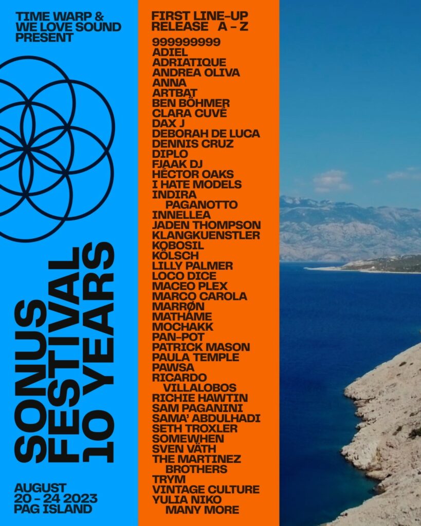 Sonus Festival Announces Phase One for 10th Anniversary in 2023